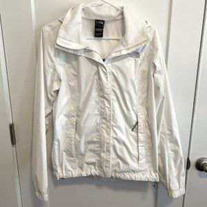 White North Face Rain Jacket